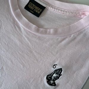 OVO baby pink womens tshirt